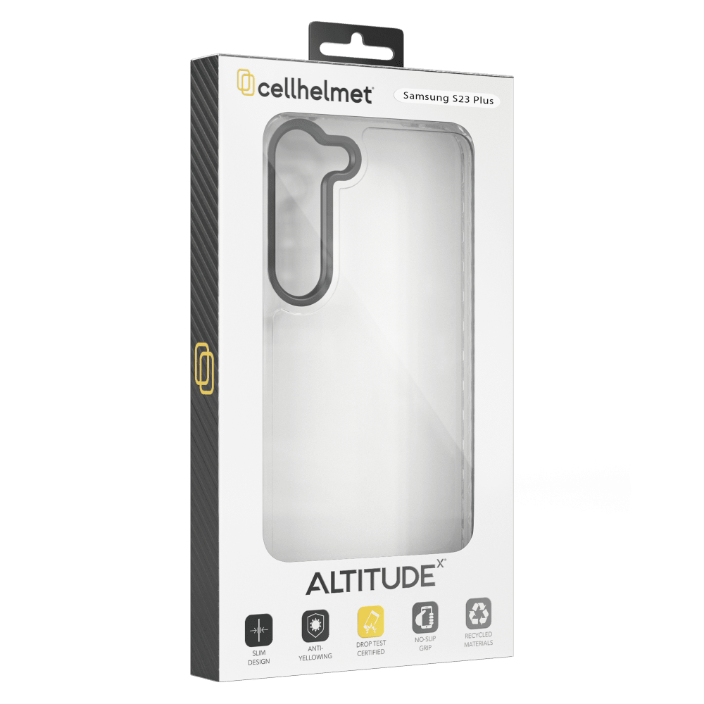 cellhelmet Altitude X Case for Samsung Galaxy S23 Plus Crystal Clear
