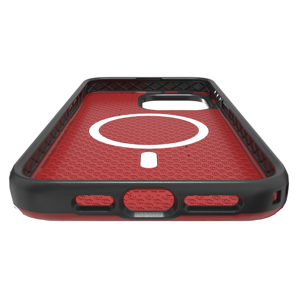 cellhelmet Fortitude MagSafe Case for Apple iPhone 15 Pro Max Scarlett Red