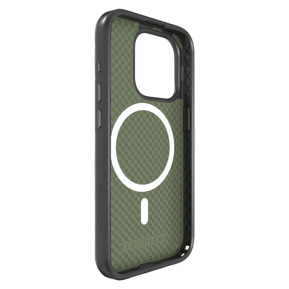 cellhelmet Fortitude MagSafe Case for Apple iPhone 15 Pro Olive