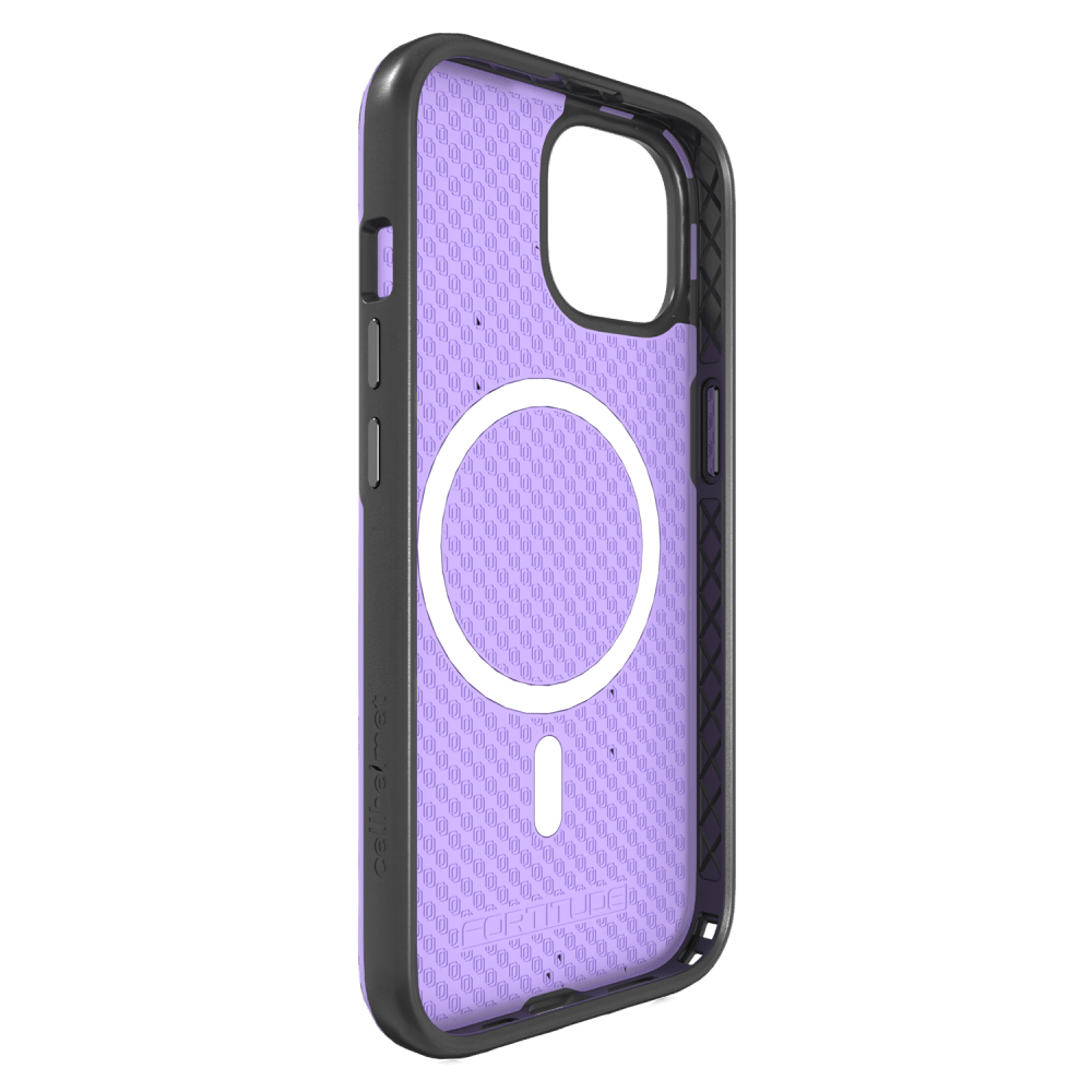 cellhelmet Fortitude MagSafe Case for Apple iPhone 15 Midnight Lilac