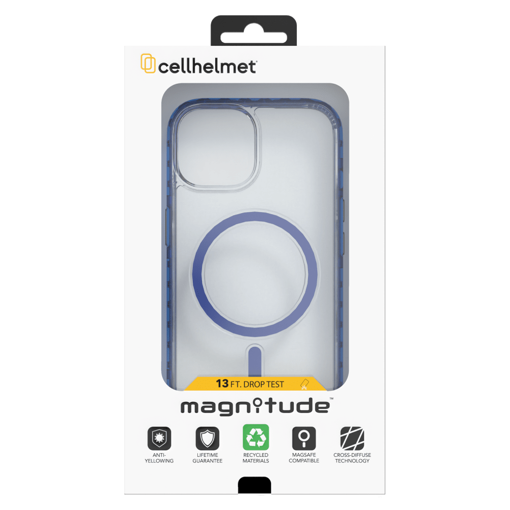 cellhelmet Magnitude MagSafe Case for Apple iPhone 15 Bermuda Blue