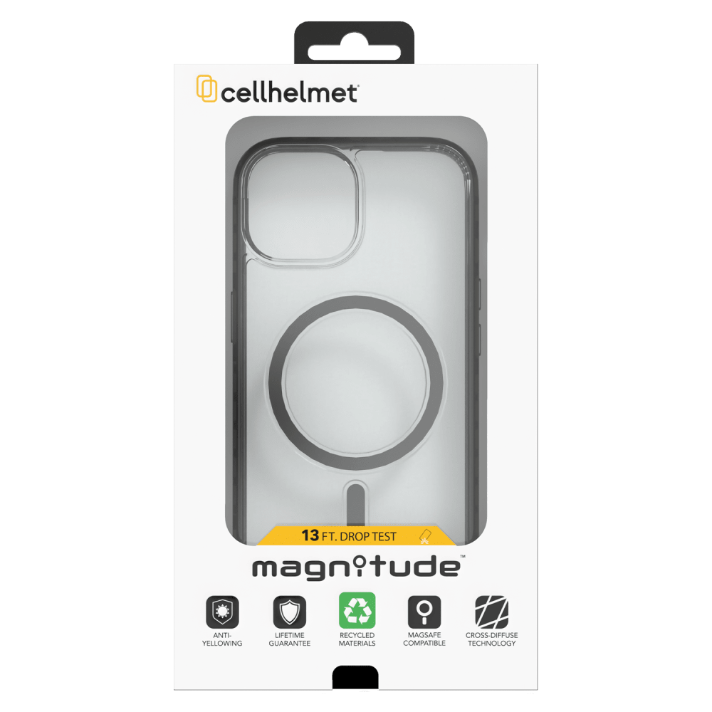 cellhelmet Magnitude MagSafe Case for Apple iPhone 15 Onyx Black