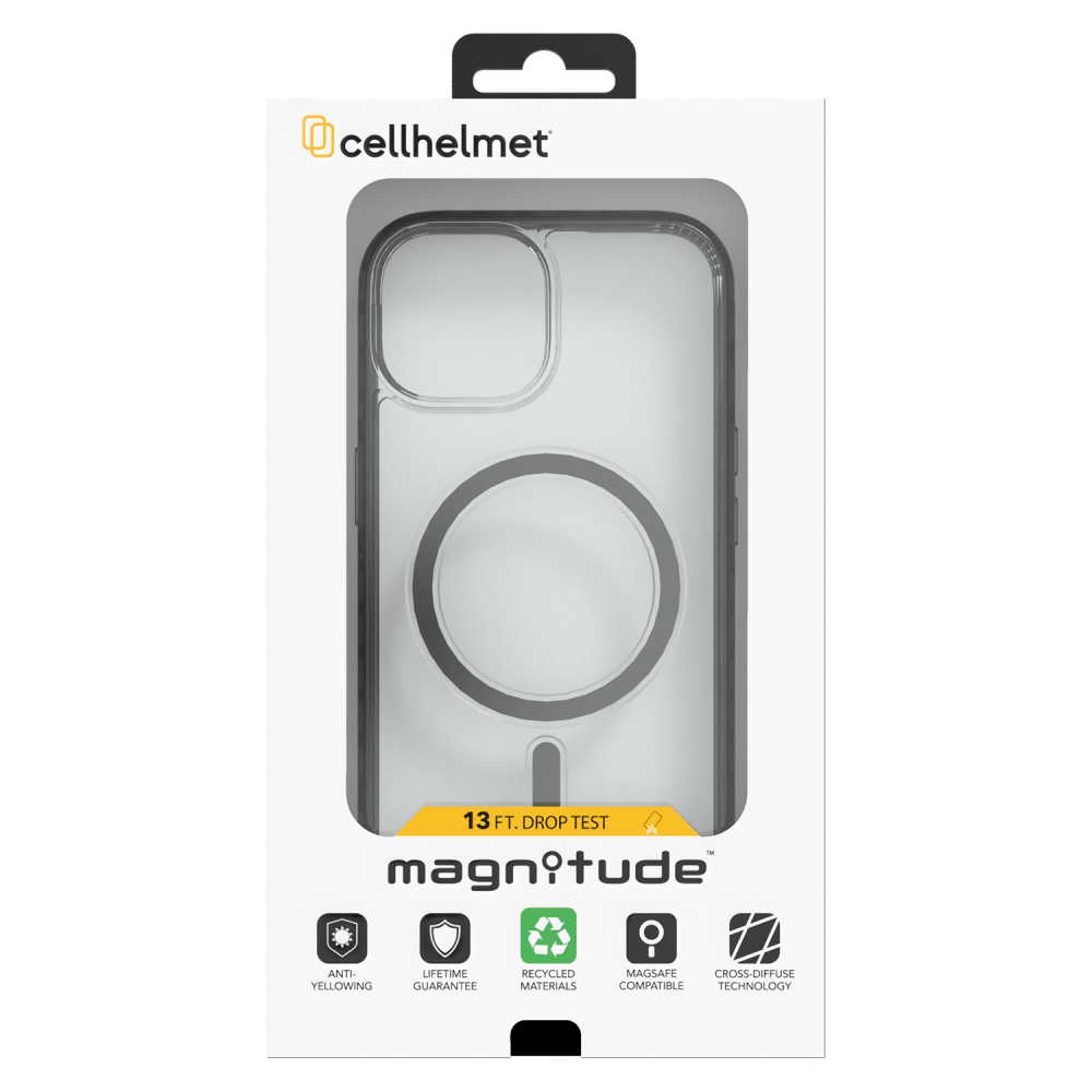cellhelmet Magnitude MagSafe Case for Apple iPhone 15 Pro Onyx Black