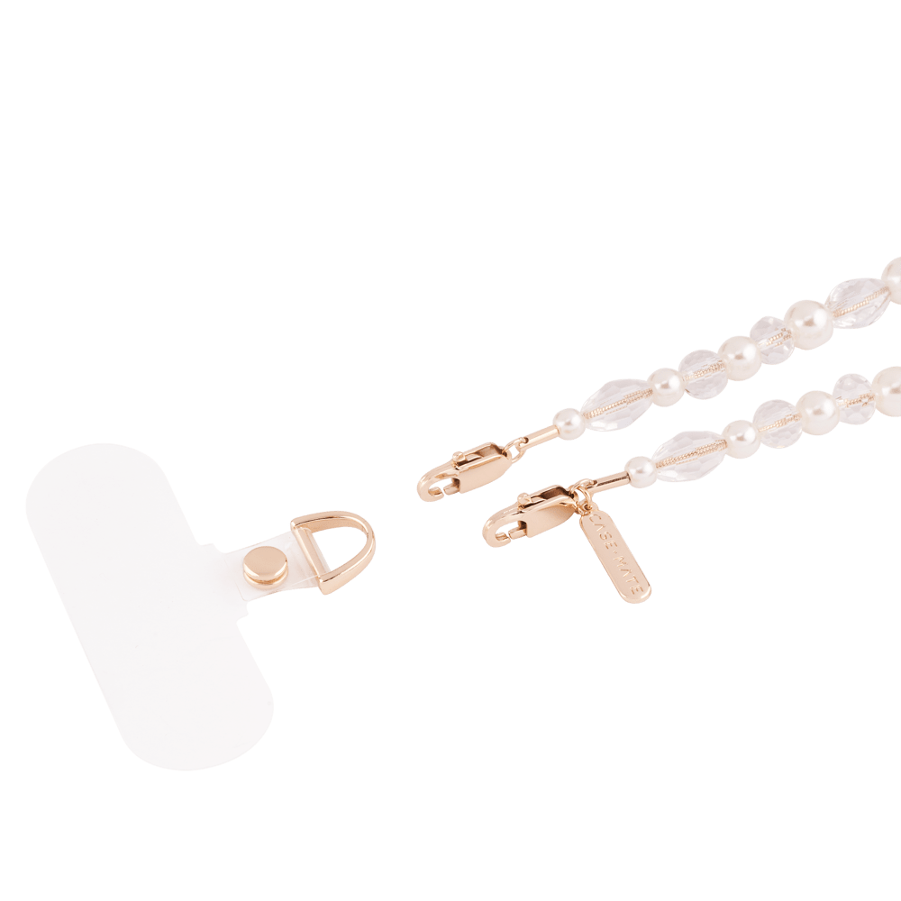 Case-Mate Beaded Phone Wristlet Crystal Pearl
