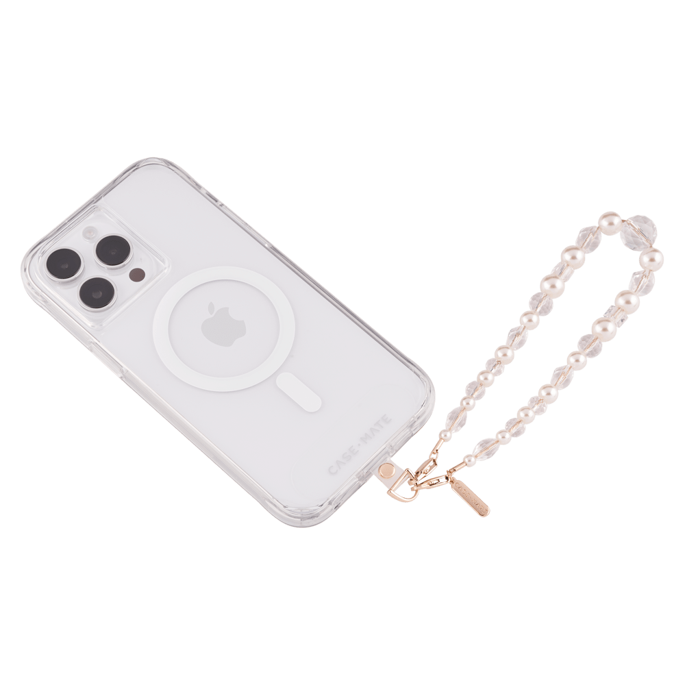 Case-Mate Beaded Phone Wristlet Crystal Pearl