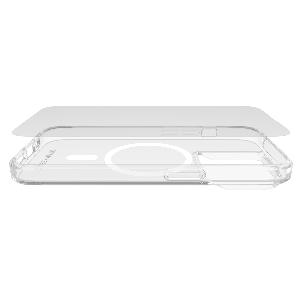 Case-Mate Protection Pack Tough Case and Glass Screen Protector for Apple iPhone 15 Pro Clear