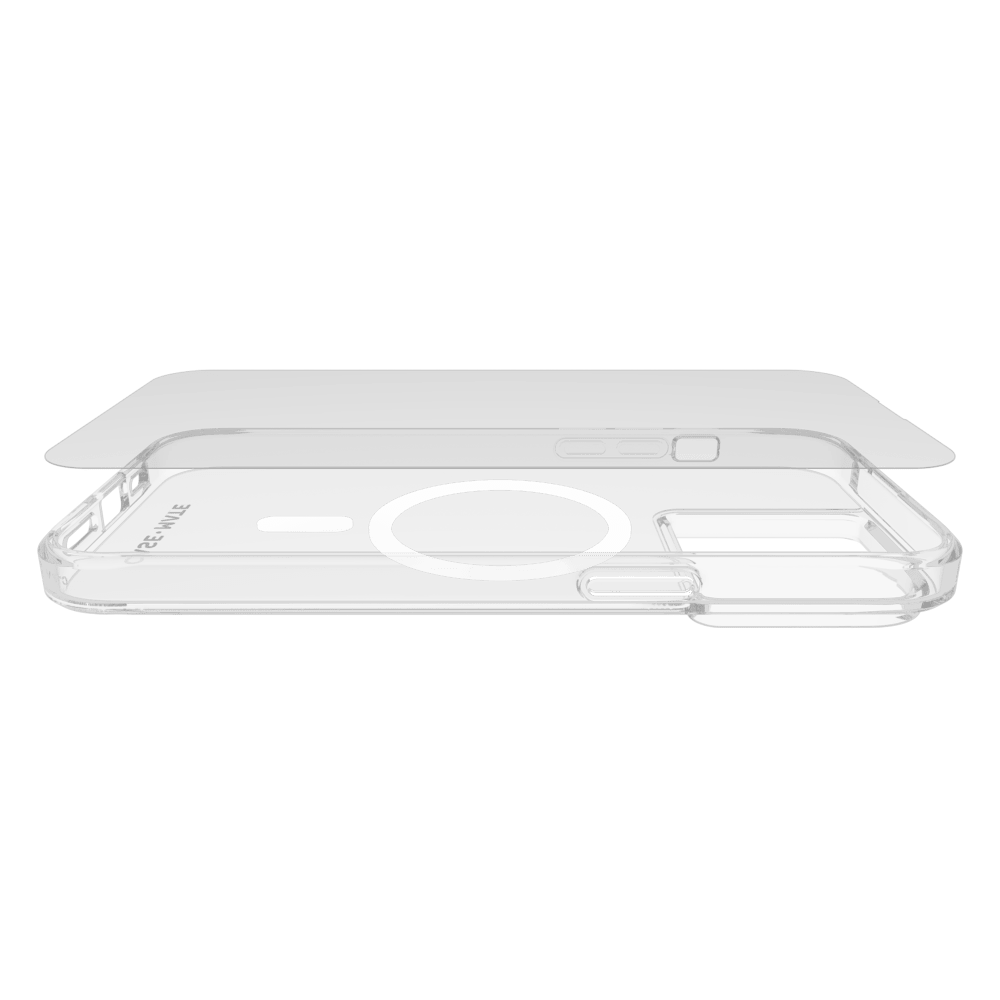 Case-Mate Protection Pack Tough Case and Glass Screen Protector for Apple iPhone 15 Pro Max Clear