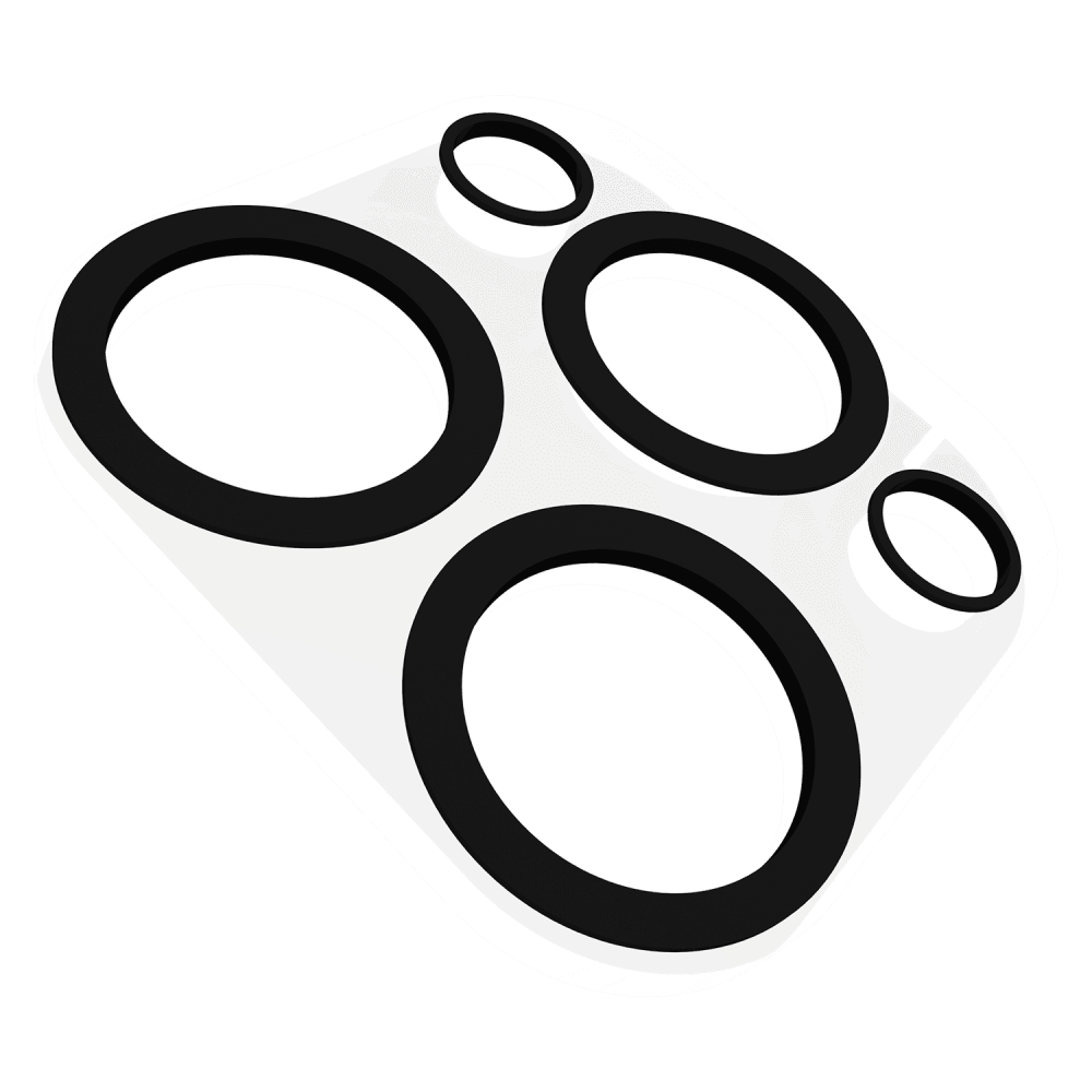 Case-Mate Rear Camera Lens Glass Protector for Apple iPhone 15 Pro / iPhone 15 Pro Max Clear