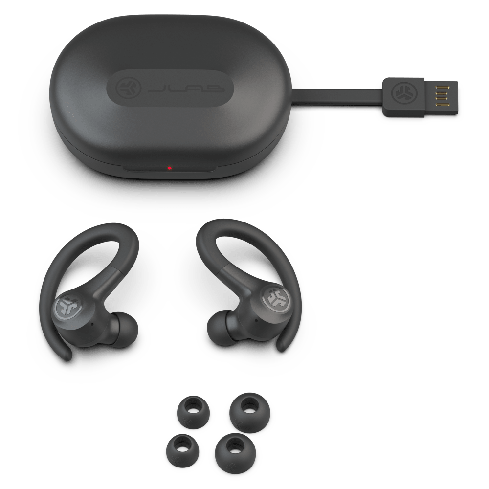 JLab Go Air Sport True Wireless In Ear Earbuds Graphite