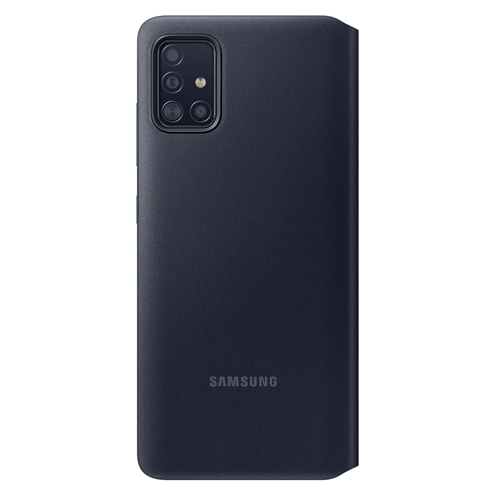 Samsung S View Wallet Case for Samsung Galaxy A51 Black