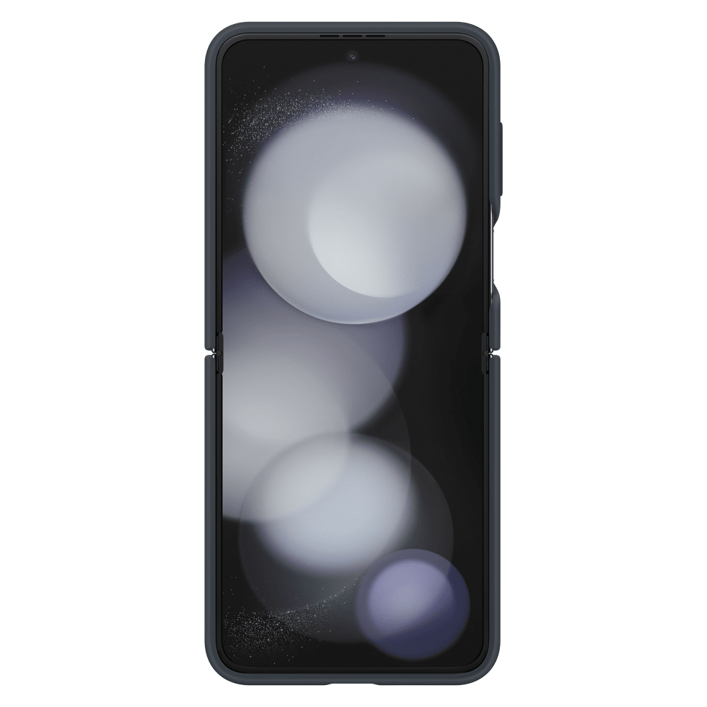 Samsung Silicone Case with Ring for Samsung Galaxy Z Flip5 Indigo
