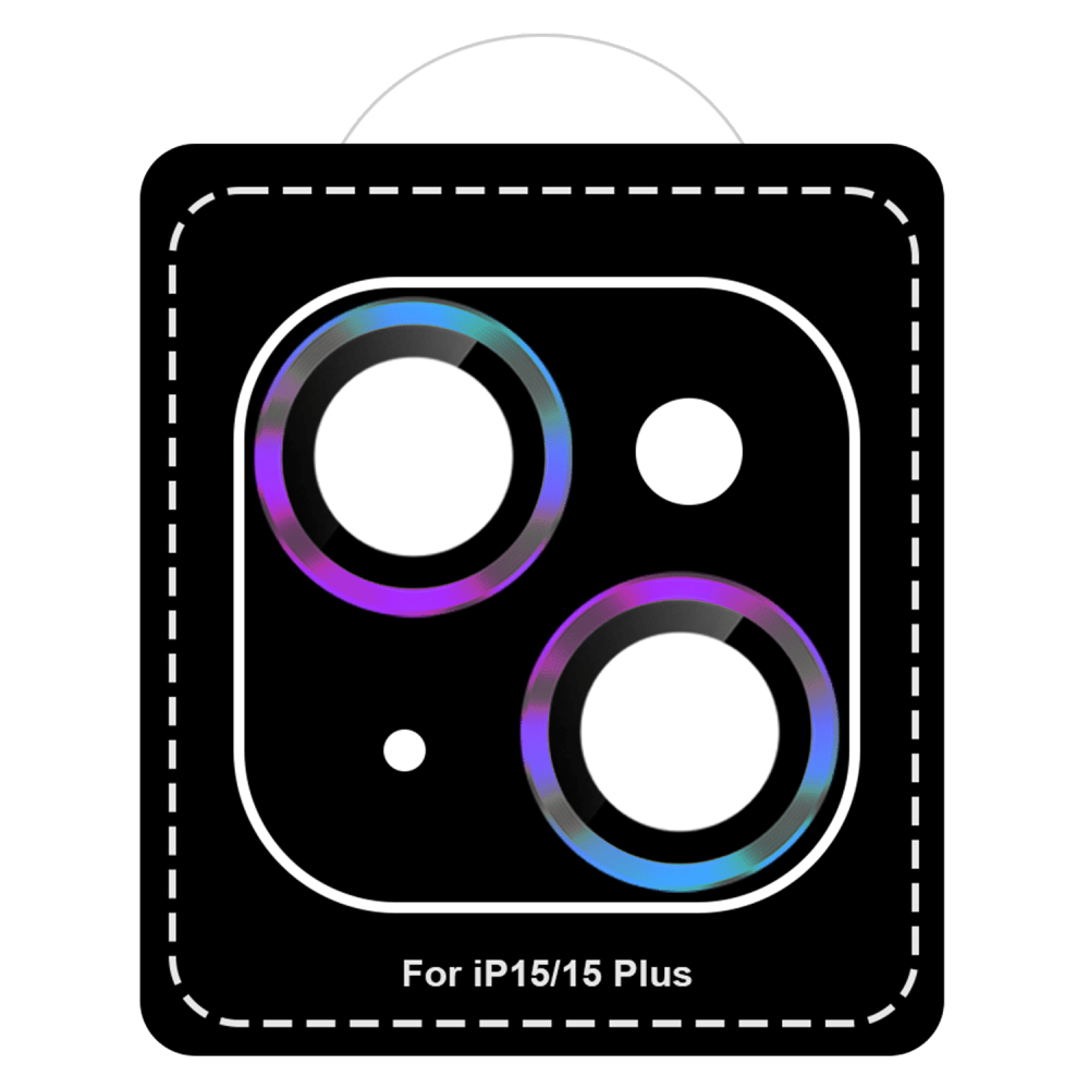 Gadget Guard Camera Lens Protector for Apple iPhone 15 / iPhone 15 Plus Iridescent
