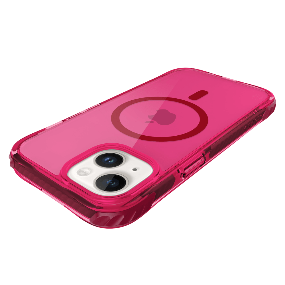 prodigee Safetee Neo MagSafe Case for Apple iPhone 15 / 14 / 13 Fuchsia
