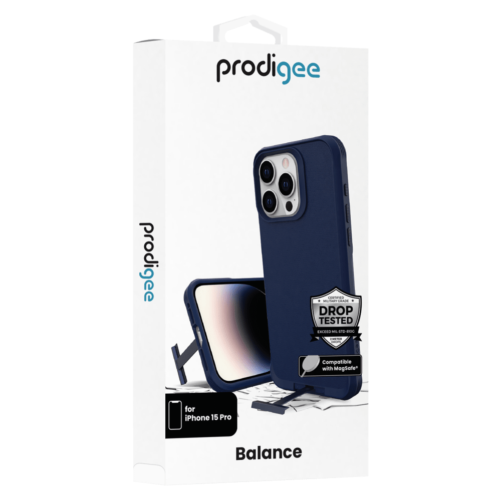 prodigee Balance Case for Apple iPhone 15 Pro Max Navy