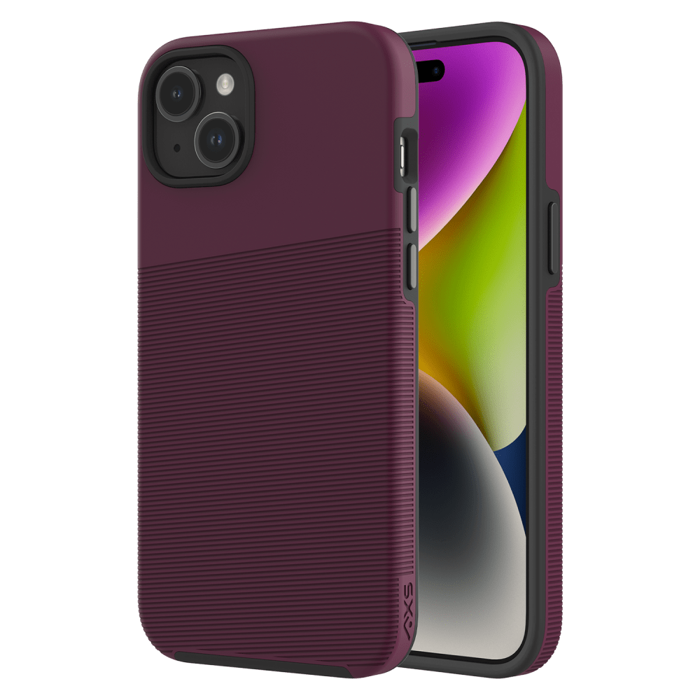 AXS PROTech Plus Case for Apple iPhone 15 Plus Sangria