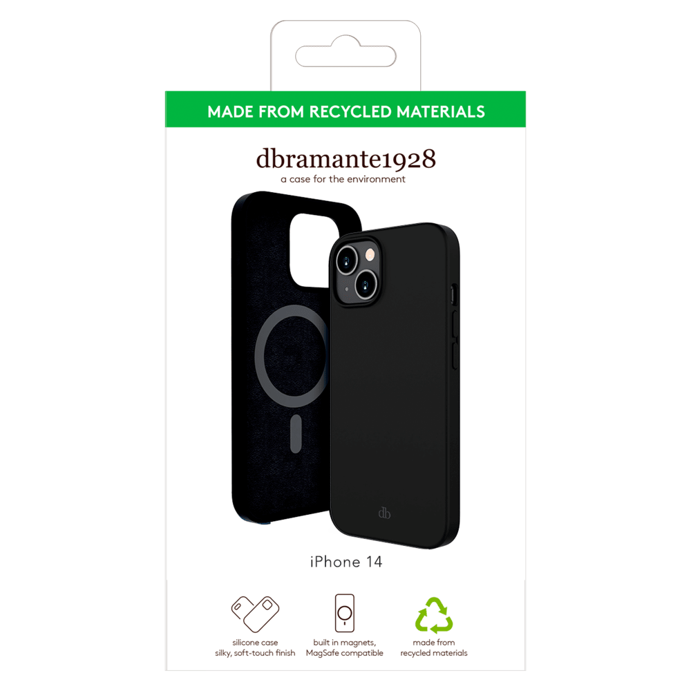 dbramante1928 Monaco MagSafe Case for Apple iPhone 15 Night Black