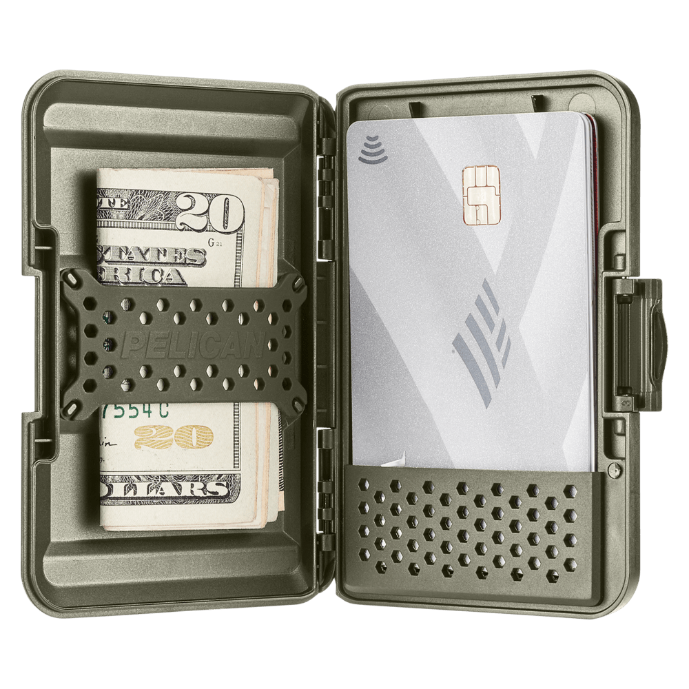 Pelican MagSafe Protector Magnetic Wallet OD Green